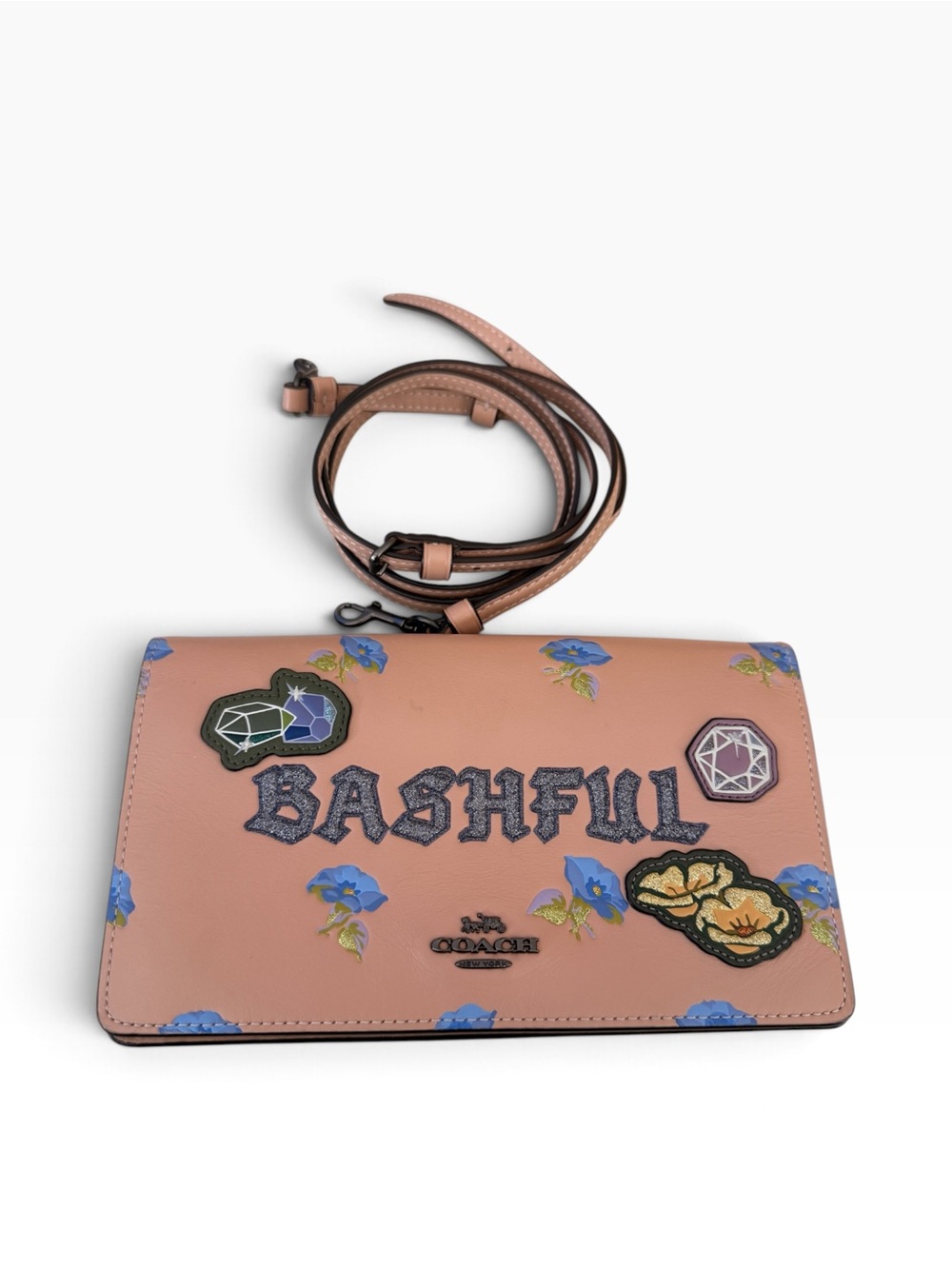 COACH × DISNEY Dark Fairy Tale Bashfull Foldover Crossbody Bag Clutch